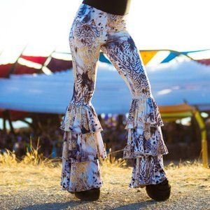 Ruffle Bell Bottoms / pirate pants